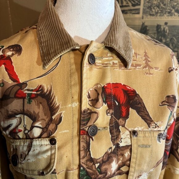 Iconic Vintage Ralph Lauren Cropped Rodeo Western Jacket Size Medium - Picture 6 of 10